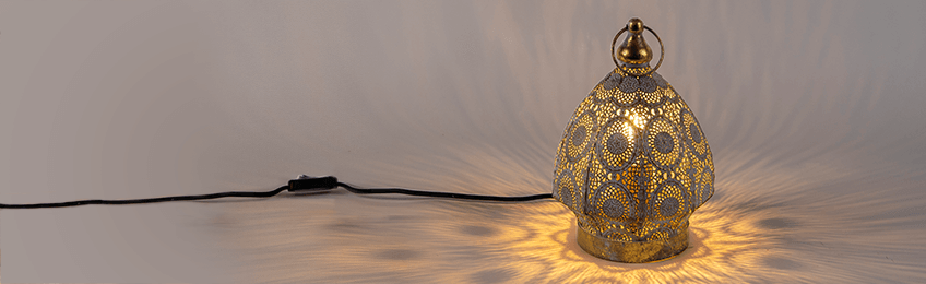 Orientalne lampy stołowe